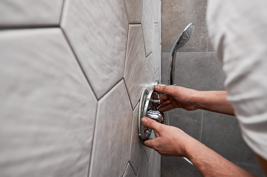 shower drain clogged Houston